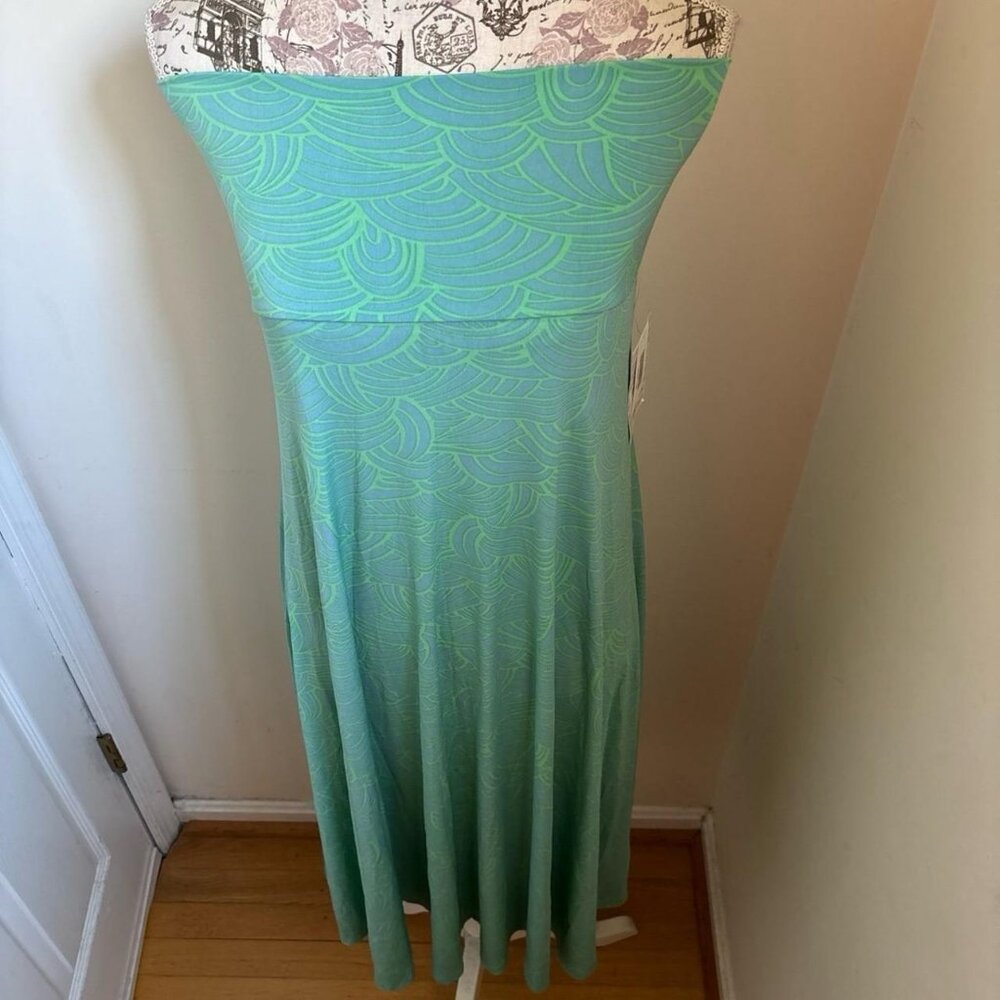 Lularoe Green and light blue